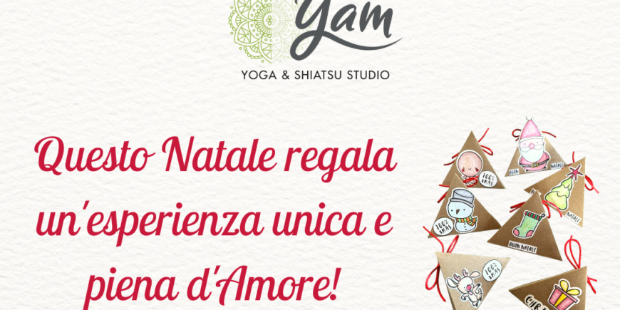 Questo Natale regala un’esperienza piena d’Amore | Scopri le Gift Card dello Studio Yam