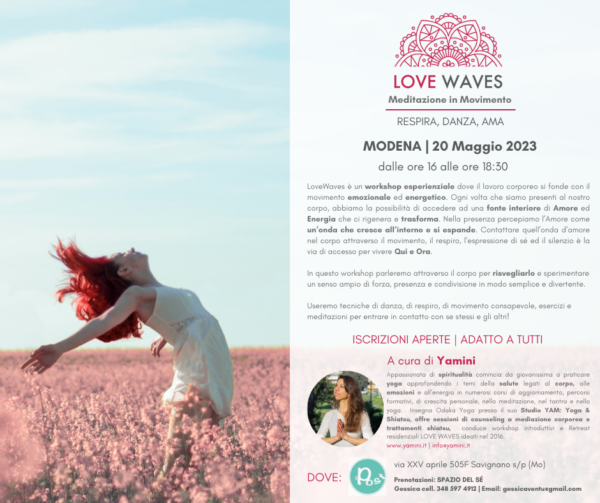 evento workshop meditazione modena love waves