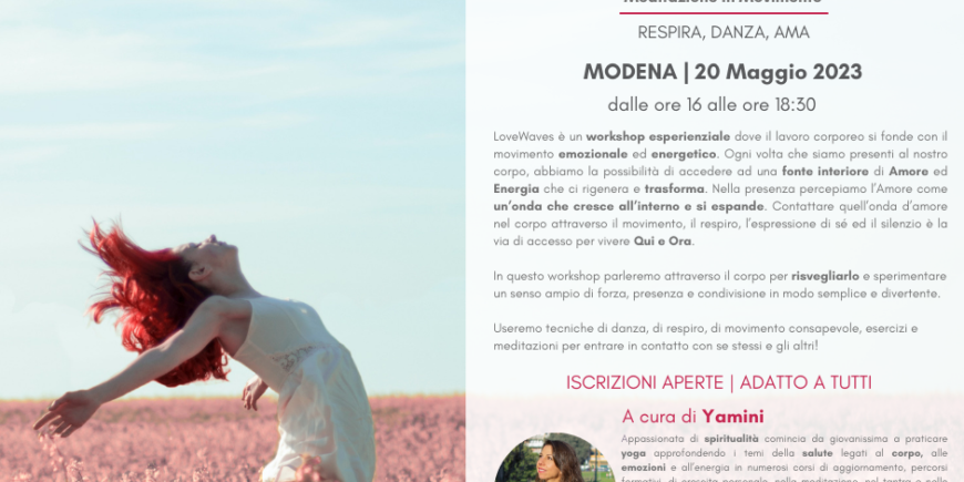 Il corso LoveWaves arriva a Modena! – Le vostre Esperienze