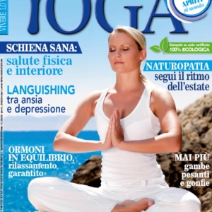 copertina vivere lo yoga magazine giugno - luglio 2023